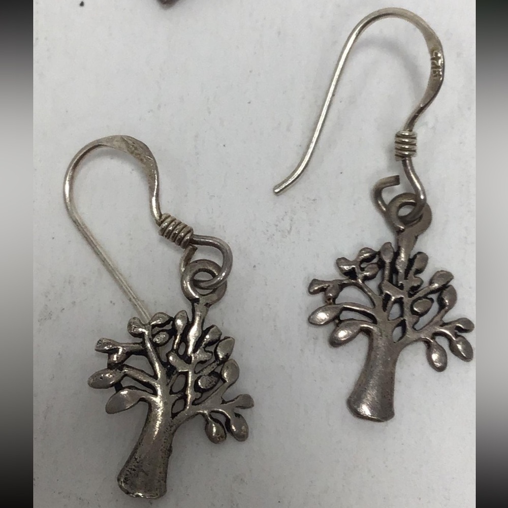 Women’s 925 Sterling Silver Tree of Life Earrings